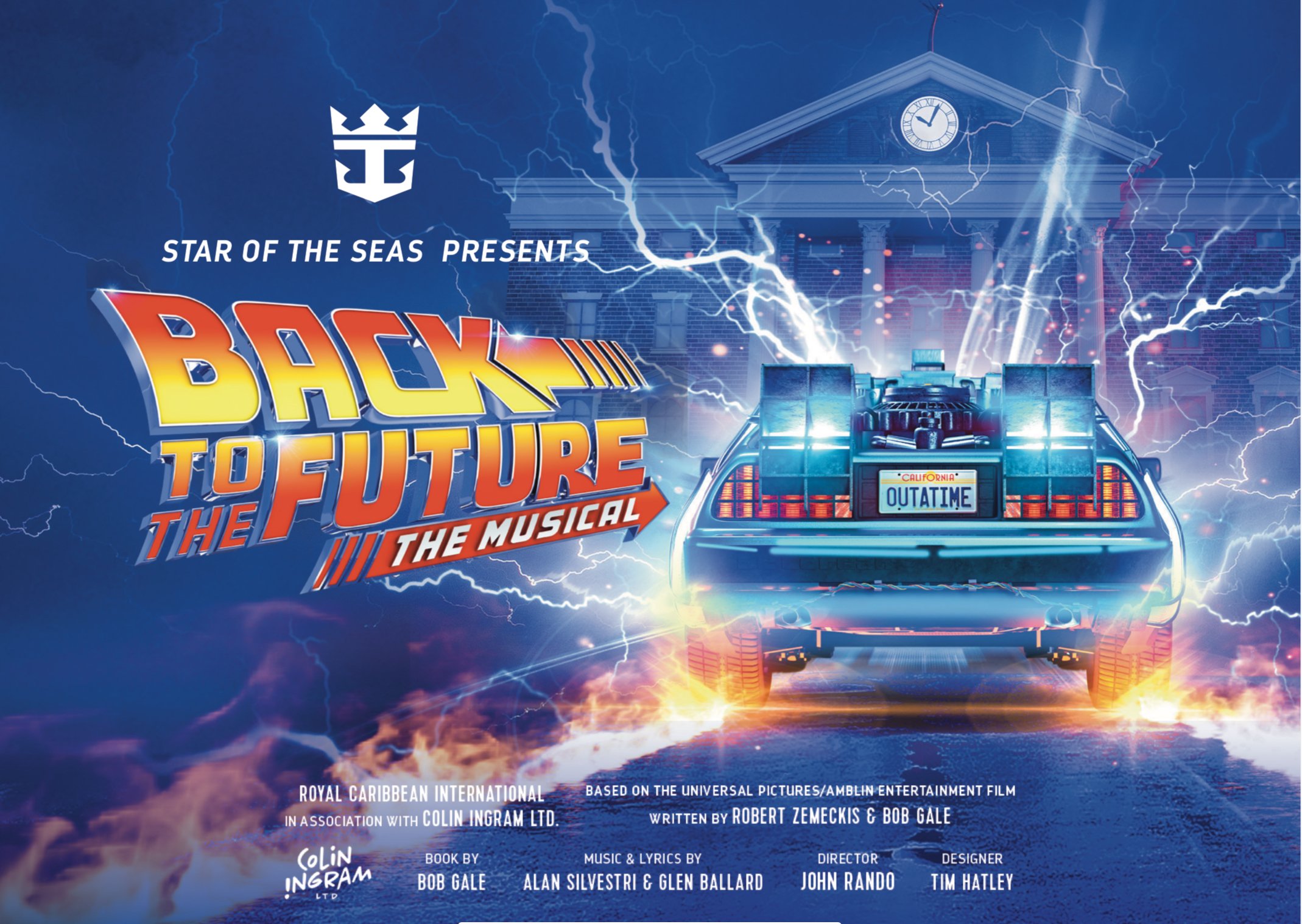 Back to the Future Musical on Royal Caribbean cruise ship