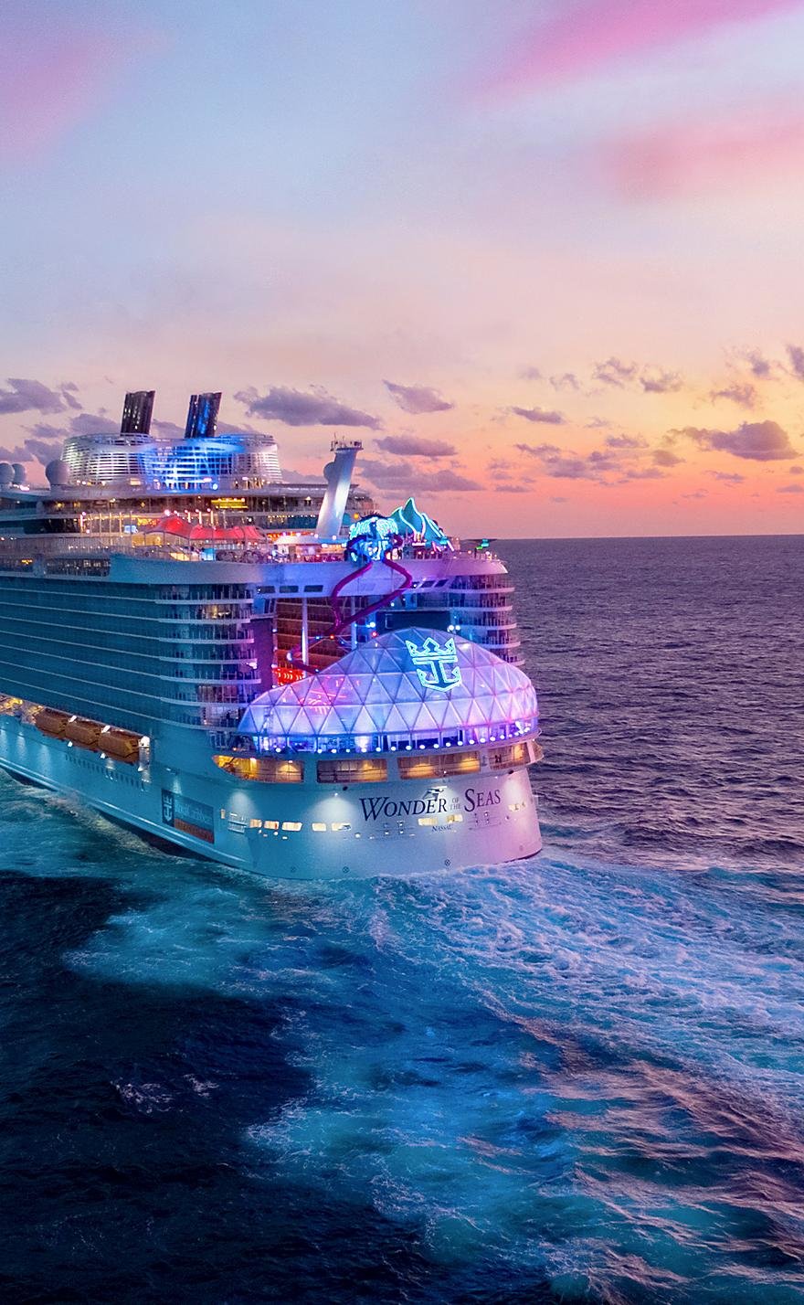 Wonder Seas Sunset Aerial